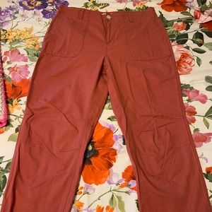 Loft NWT rose utility pants size 10